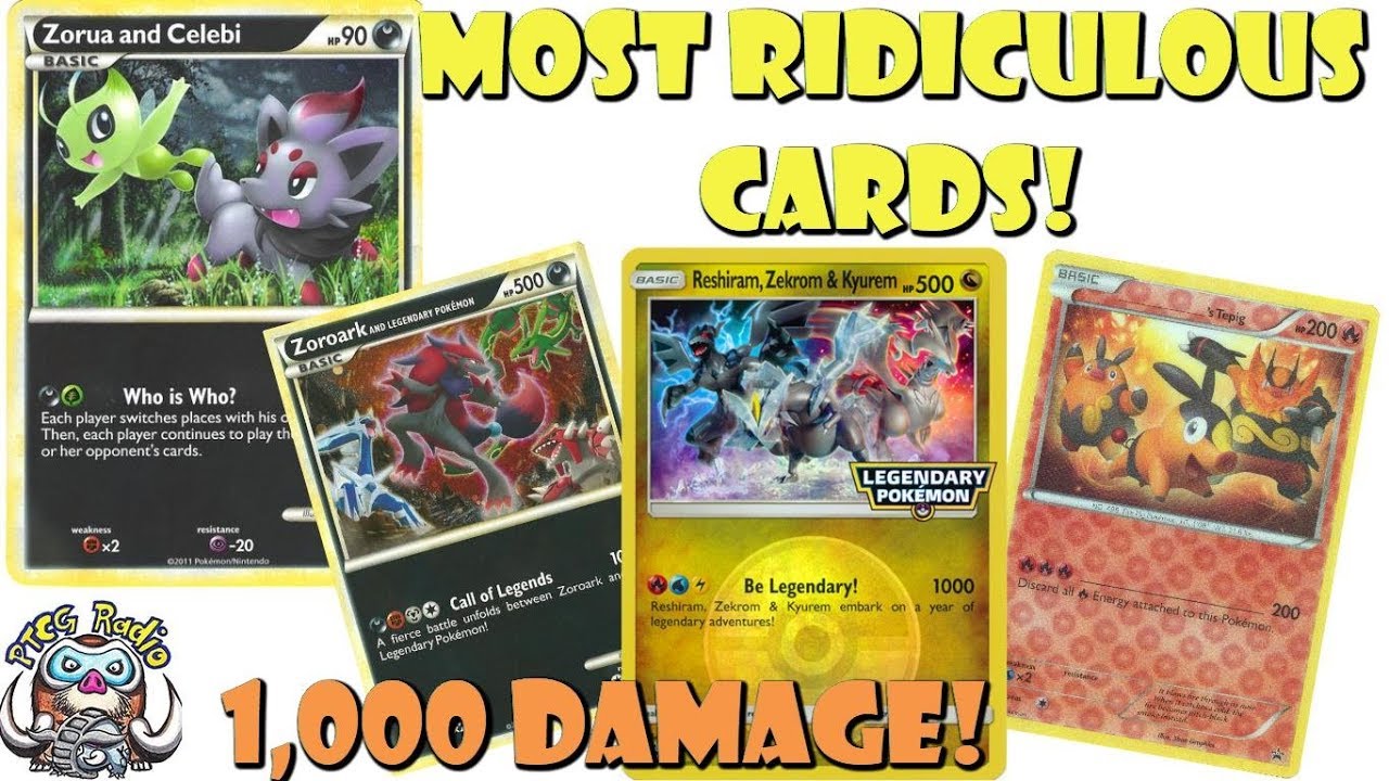 The Most Ridiculously Overpowered Pokemon Cards Ever!