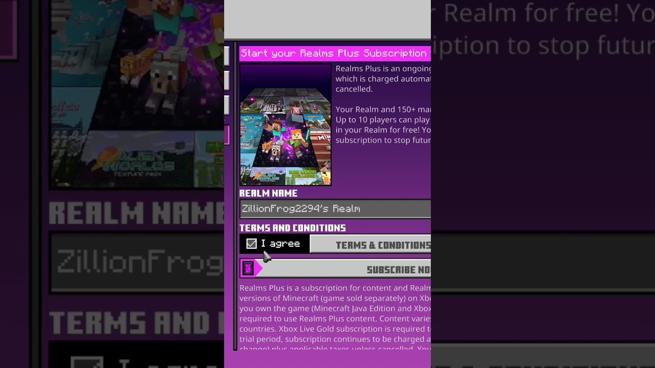 Hey guys trying to create a realm on an existing world that used to be a realm and expired but&hellip;