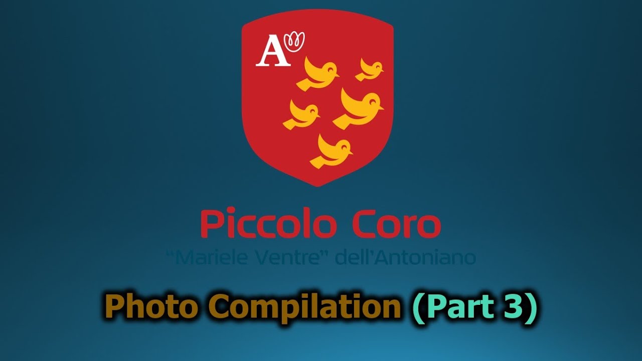 Piccolo Coro Dell'Antoniano Photo Compilation (Part 3)