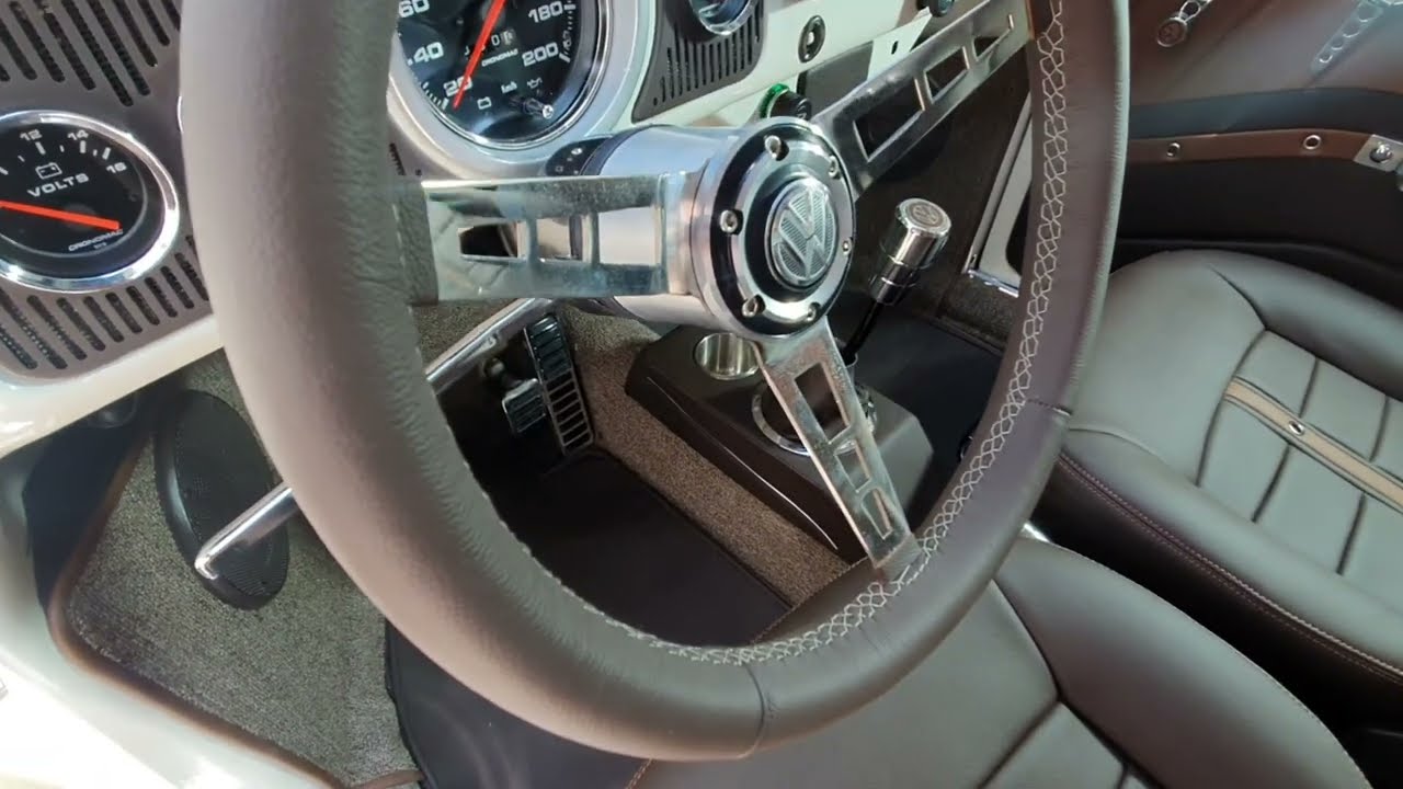 interior do fusca customizado