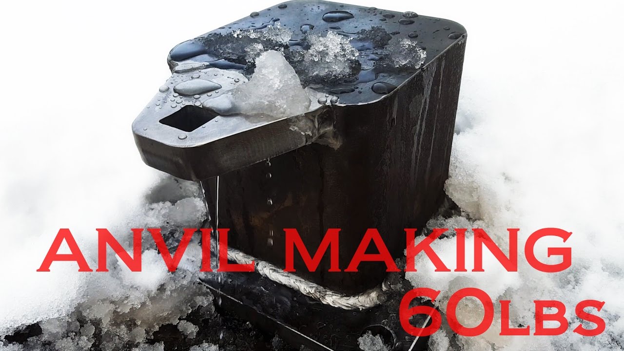 Blacksmith Anvil Build -  Making a Nice Large 60lb Post Style Budget Anvil
