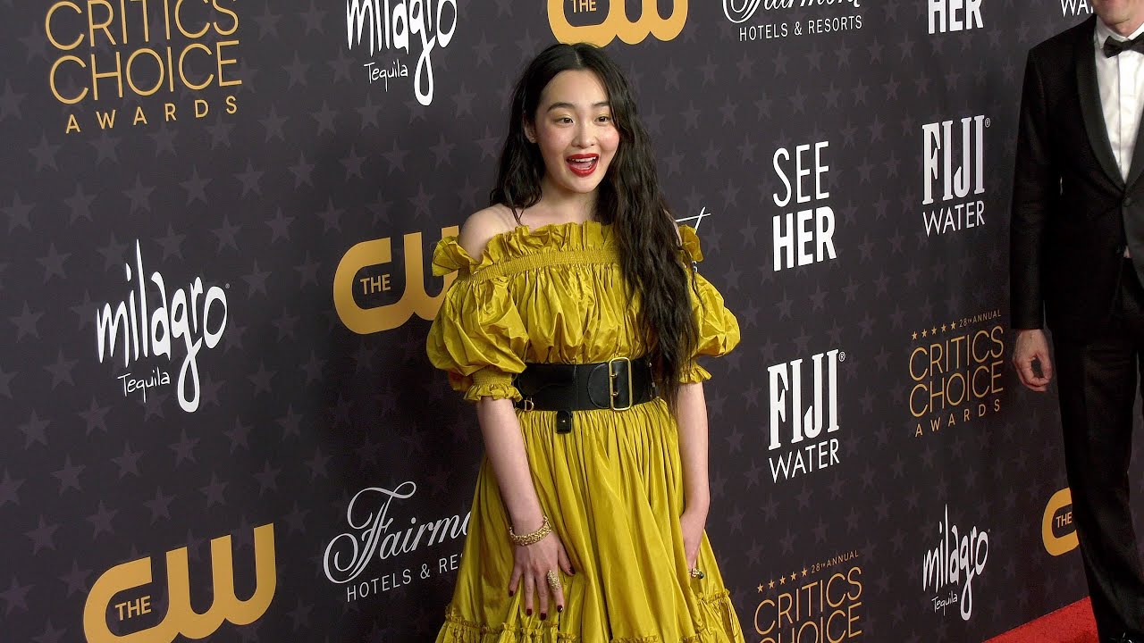 Minha Kim 2023 Critics Choice Awards Red Carpet Arrivals