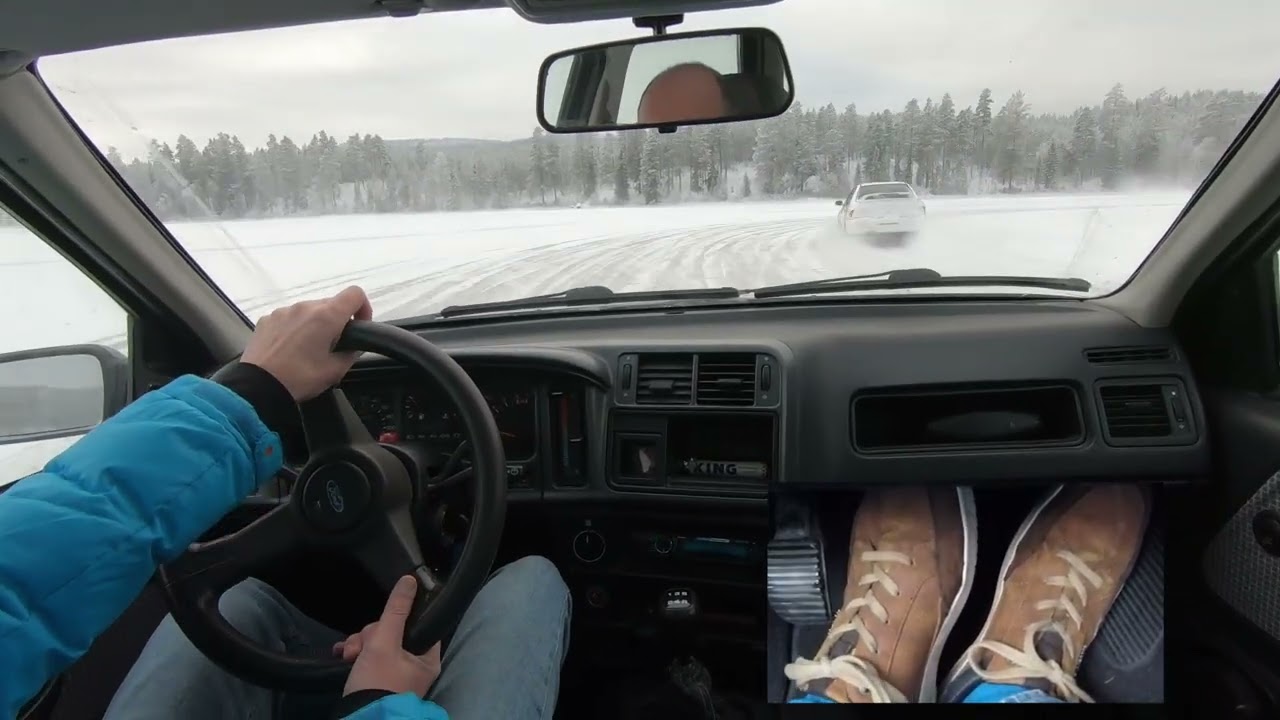 Ford Sierra XR4x4 @ Ice Drive Sweden 2026, day 2 - 3