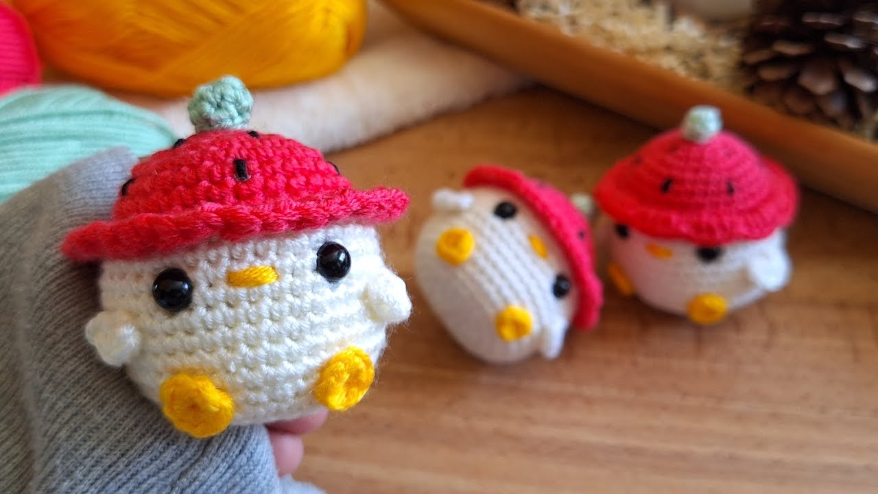 PATITO FRESITA 🪿🍓 fácil de tejer ✨️ tutorial