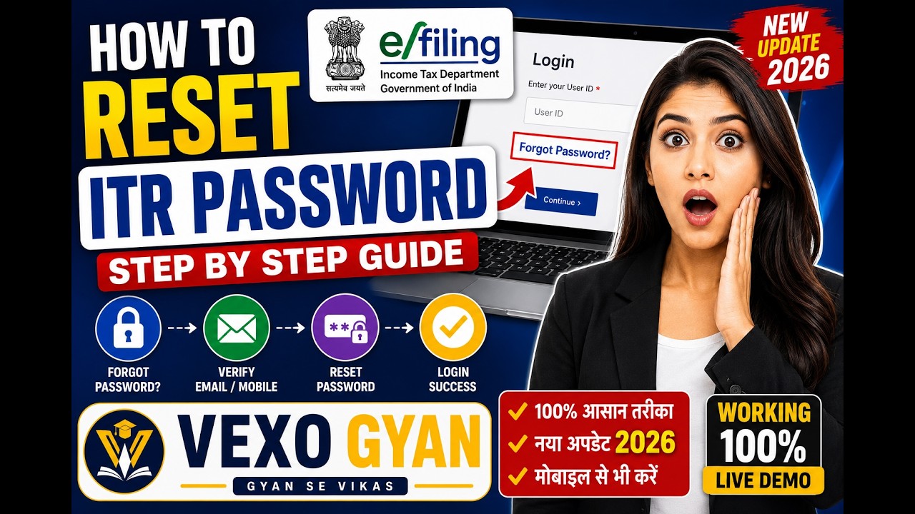 Forgot ITR Password? How to Reset Income Tax e-Filing Password | Step-by-Step Guide 2026