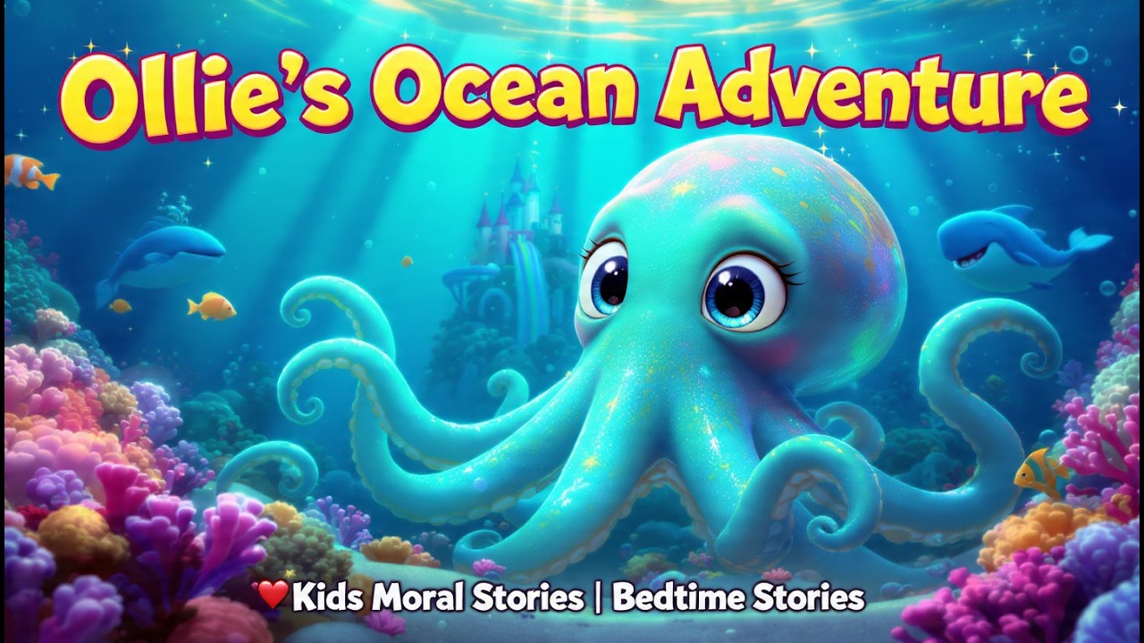 🐙 Ollie&rsquo;s Ocean Adventure | Kids Moral Stories | Kids Stories