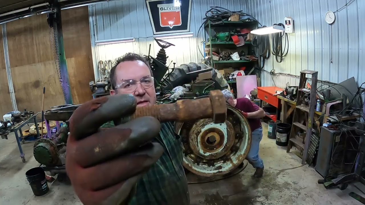 Oliver 1855 Tractor Restoration: Tackling Tall Tires