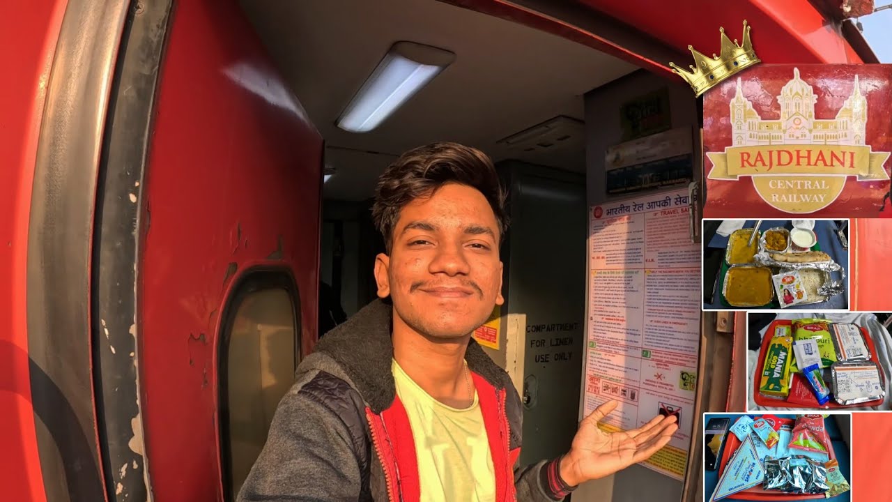 Rajdhani Express Train Journey Experience in 3rd AC 🇮🇳