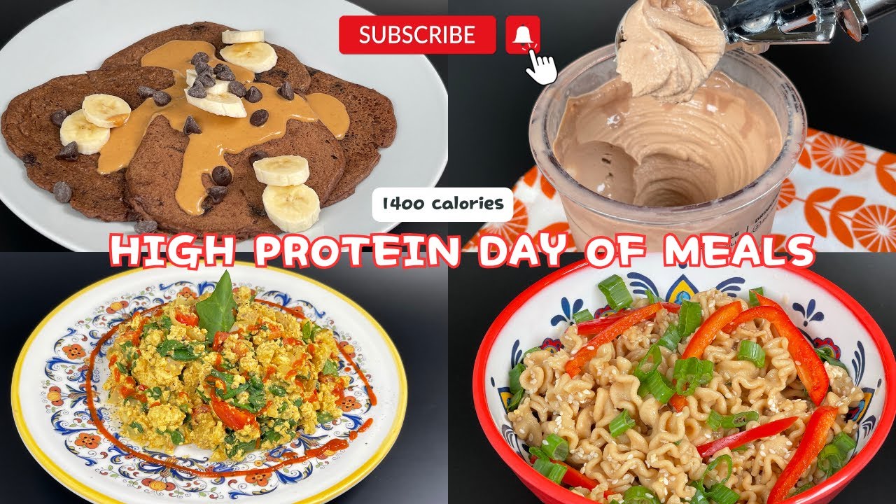 High Protein, 1400 Calorie Day - Full Day Of Vegan Food .@EarthChimp Organic Vegan Protein Powder