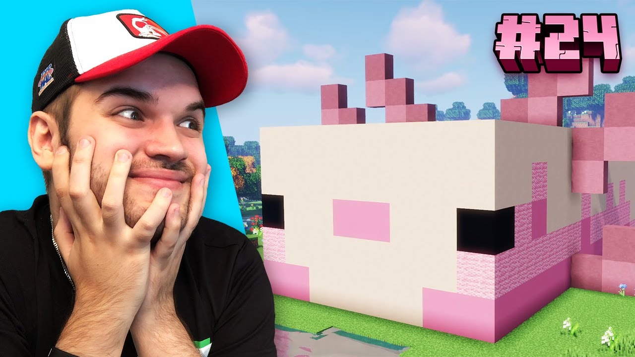 ГРАДИМЕ КУЌА ЗА AXOLOTL! (Minecraft #24)