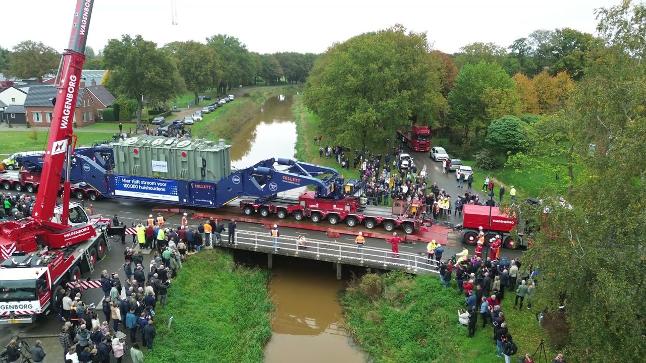 Megatransport TenneT door Onstwedde