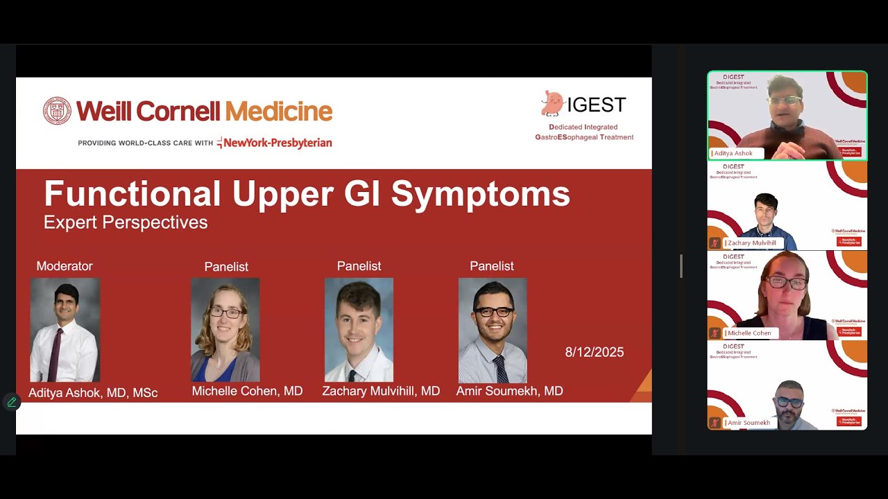Functional Upper GI Symptoms: Expert Perspectives