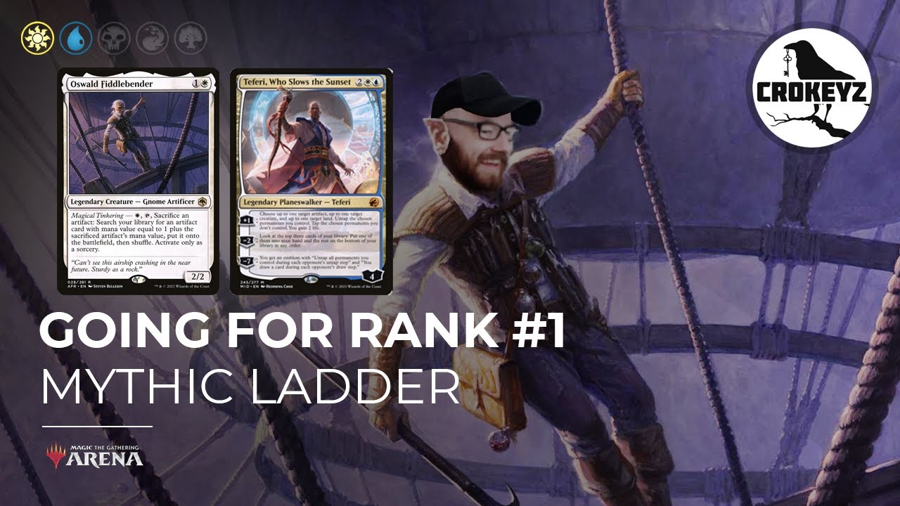 Going for RANK #1 Mythic Ladder | CROKEYZ MTG Arena