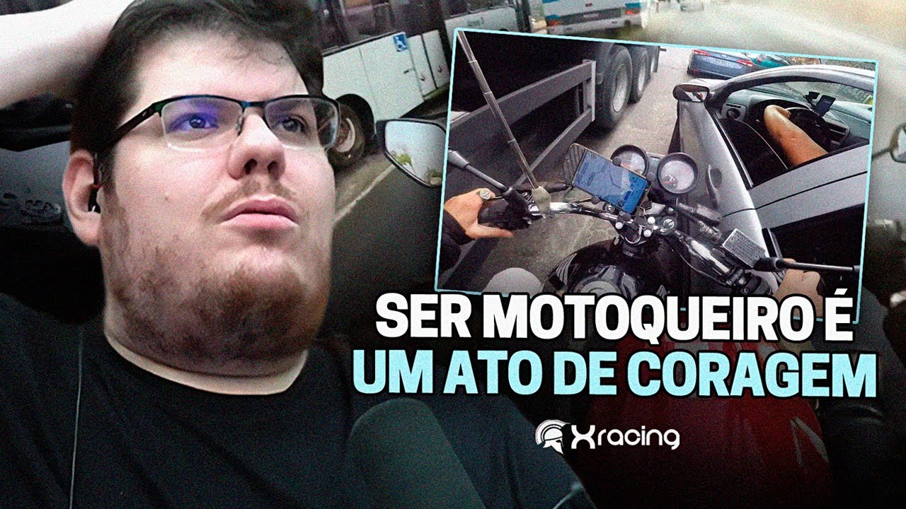 CASIMIRO REAGE: SUSTOS DE MOTO (EP. 231) AINDA BEM QUE DESVIEI! QUE BOQUETA | Cortes do Casimito