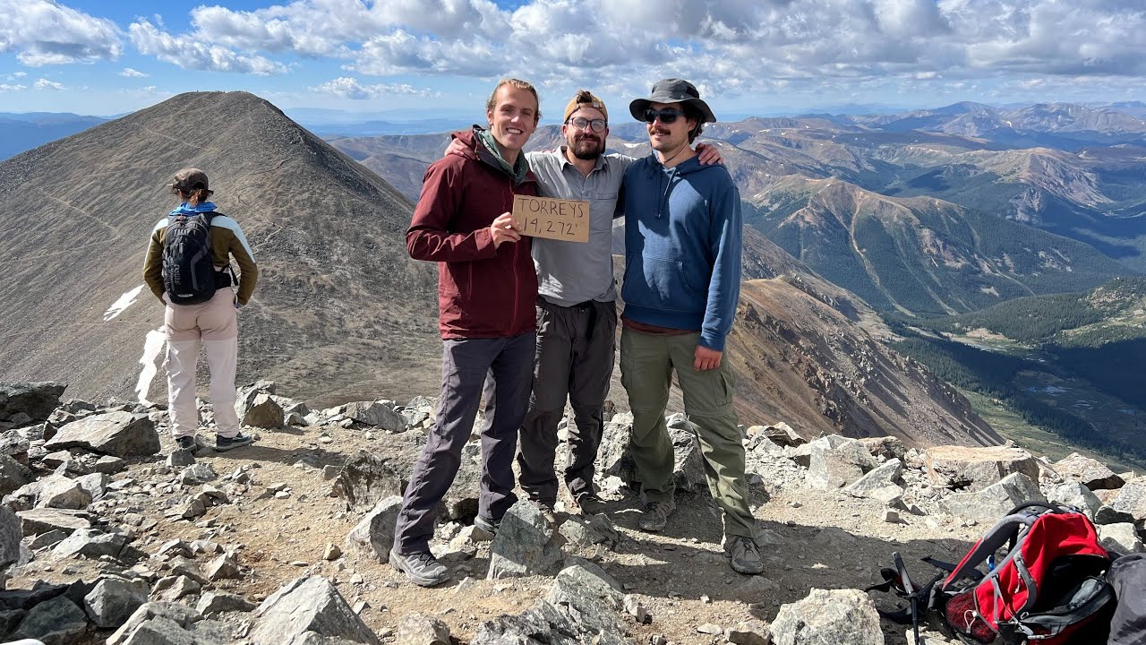 2 Fourteeners in One Day | Hiking Grays & Torreys with the Boys