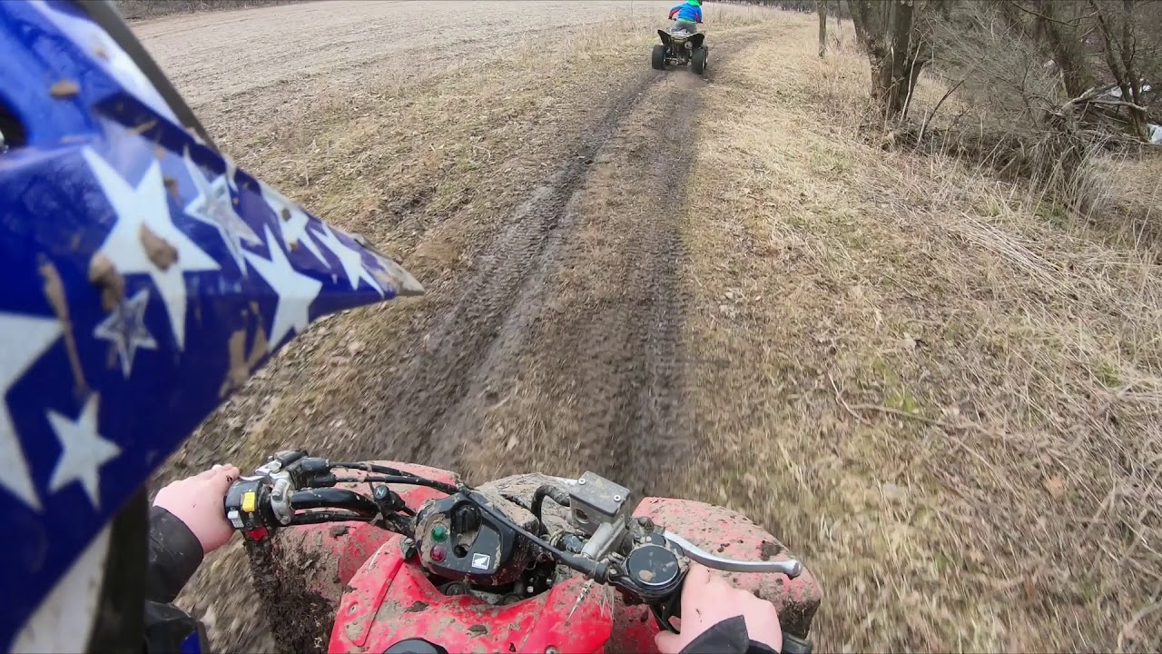 Trx250X Steep Trail Riding
