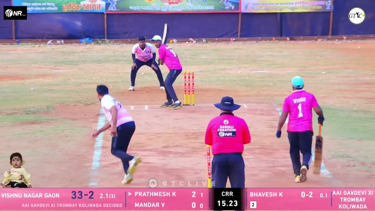 vishnu nagar gaon vs aai gavdevi xi trombay koliwada match at JAI MATA DI CHASHAK - 2026 ( mahul )