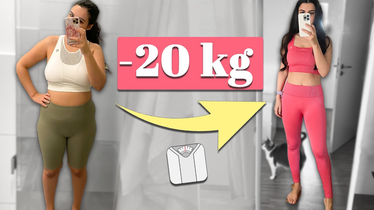 SO HABE ICH 20 KG ABGENOMMEN 💪 OHNE DIÄT, OHNE KOSTEN, VON ZUHAUSE 🌸 | KINDOFROSY