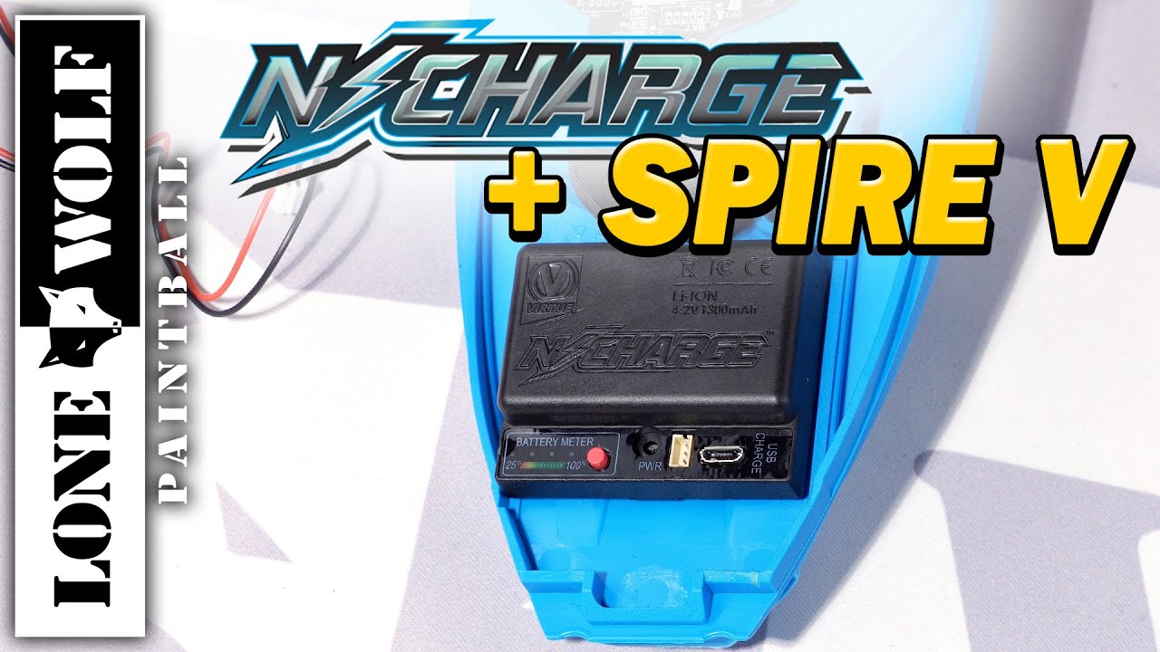 Install the Virtue N-Charge Rechargeable Battery in Virtue Spire V / Spire IR2 | Lone Wolf Paintball