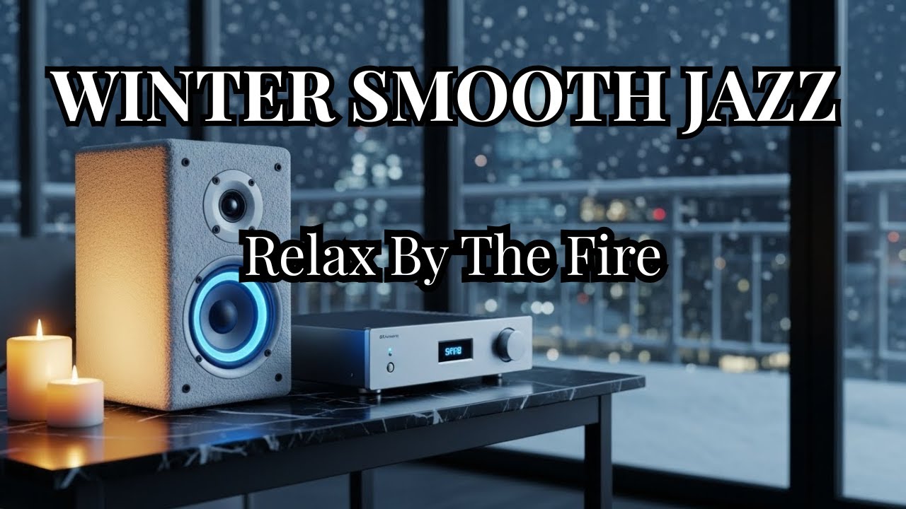 Winter Smooth Jazz Music ❄️🔥 | Relax by the Fire