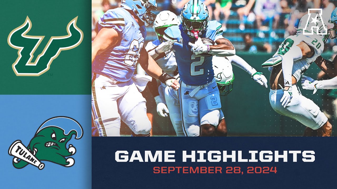 Game Highlights: South Florida vs Tulane (September 28, 2024)