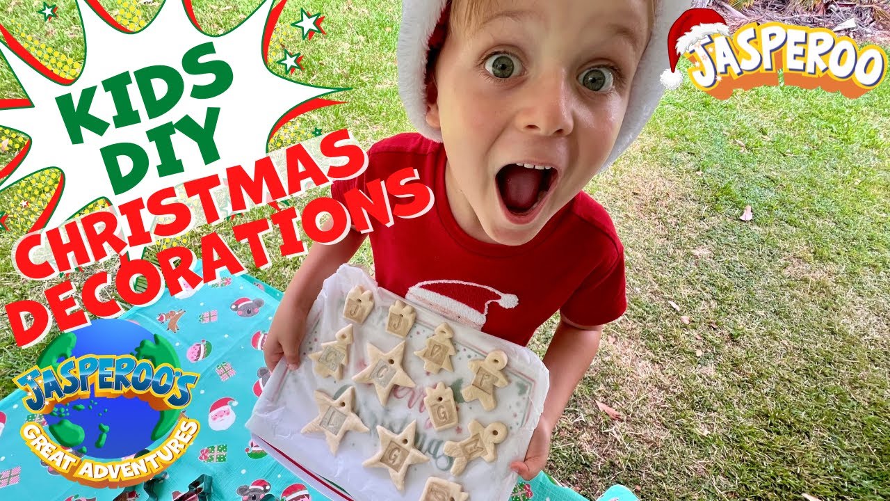 EASY DIY KIDS CHRISTMAS RECIPES | SALT DOUGH DECORATIONS