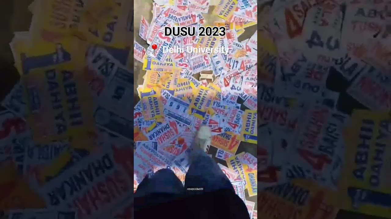 Election Day | DUSU 2023 | 📍 Delhi University #dusu2023 #delhiuniversity #election #southcampus