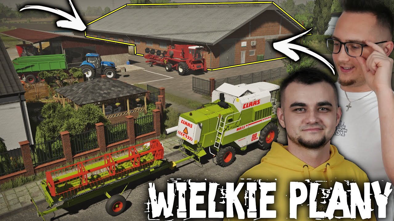 ŻNIWA NA 2x KOMBAJNY - KOSIMY ZBOŻE😱 OGROMNE PLANY NA OBORĘ 🔥 