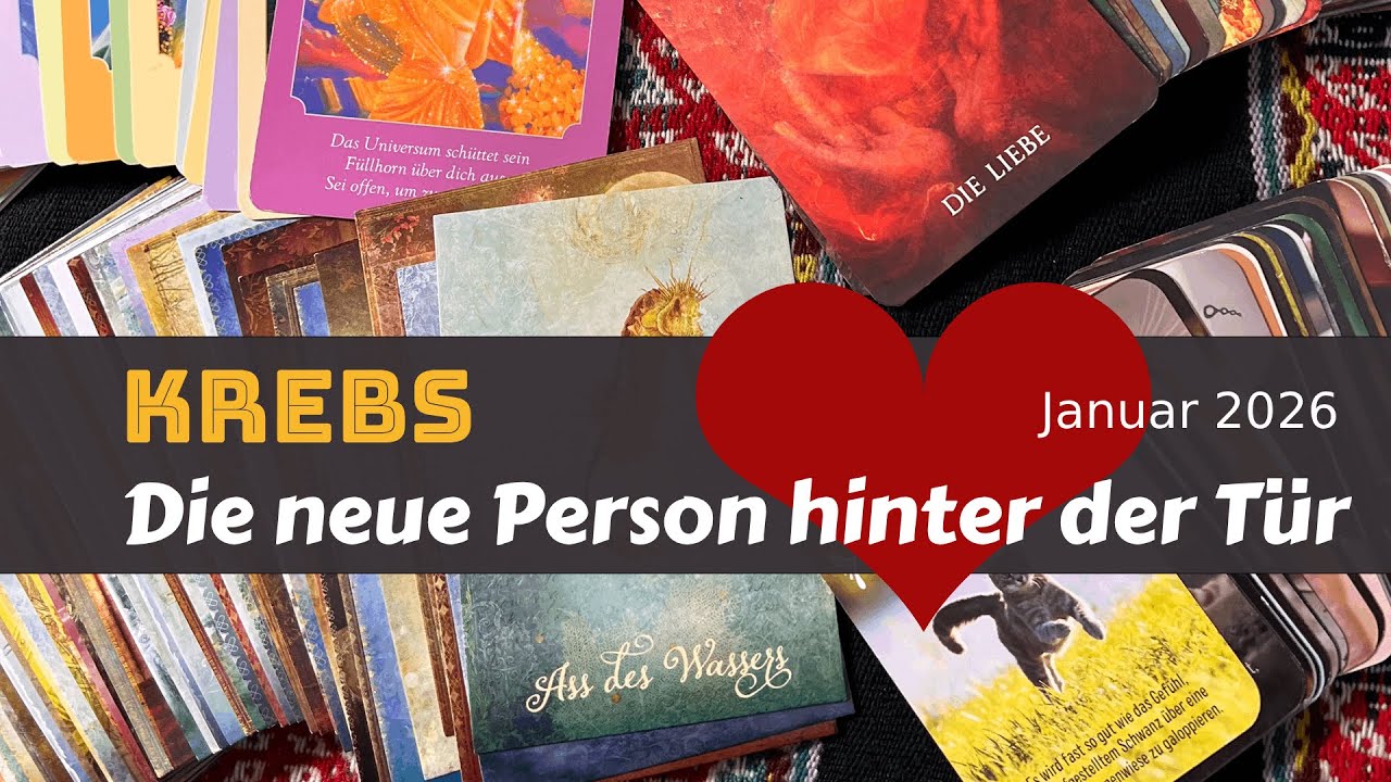 Krebs❤️Die neue Person hinter der T&uuml;r im Januar 2026 Tarot