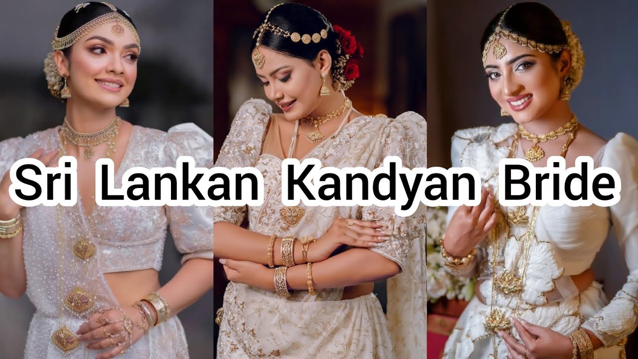 Sri Lankan Kandyan Bride || Kandyan Bride || Sri Lankan Bride || Bridal Saree Designs @AshiFashion 