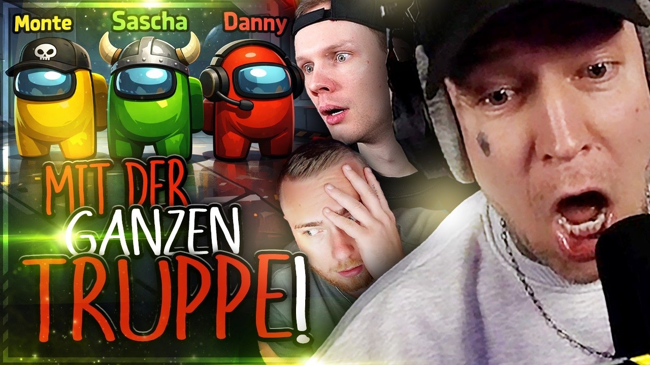 ICH BIN IMPOSTER😳🤣 Salzige Runden mit @EliasN97 etc. | Among Us | SpontanaBlack