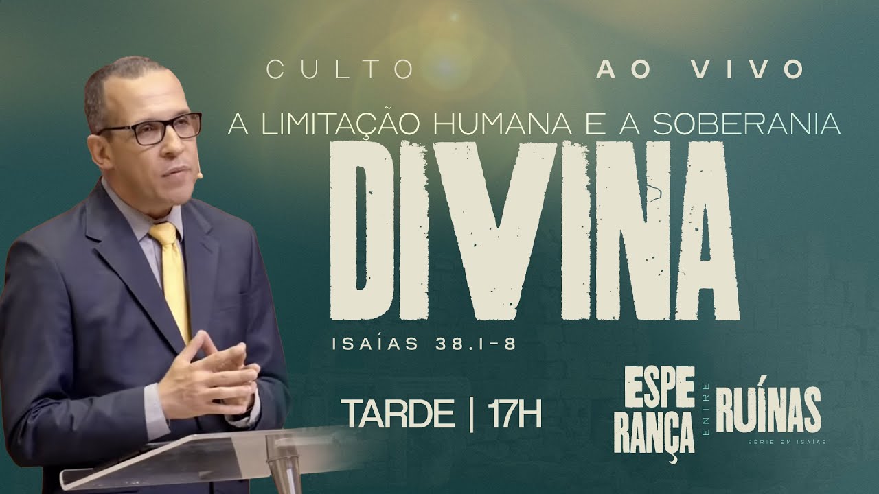 A limitação humana e a soberania divina | Pr. Jan Marke | 18.01.2026