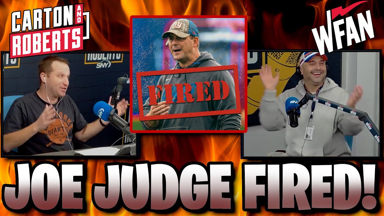 Joe Judge FIRED! [Full Reaction]