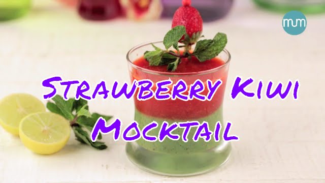 Strawberry Kiwi Mocktail | Easy Recipes