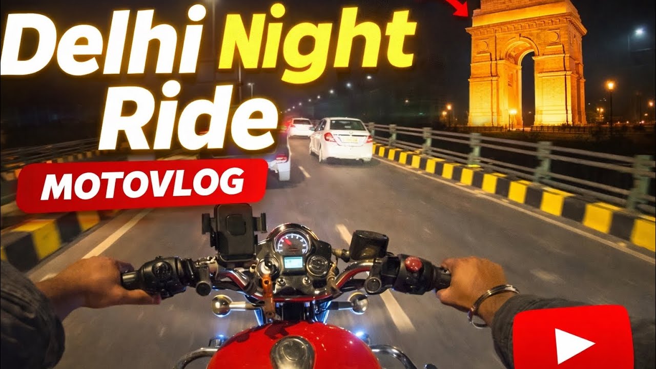 Delhi Solo Ride Therapy 🏍️ | Motovloging | VLOG 7