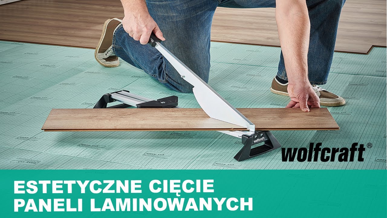 Proste, ciche cięcie paneli podłogowych - gilotyna do paneli LC 600  | wolfcraft