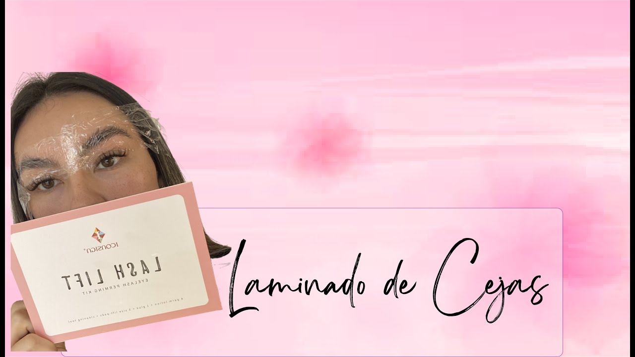 Laminado o planchado de cejas con el kit Iconsign / cejas orgánicas