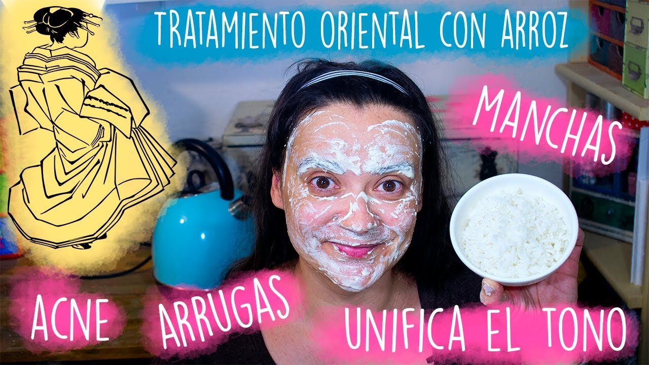 Aclara tu rostro con arroz - agua de arroz, exfoliante y mascarilla. 🍚