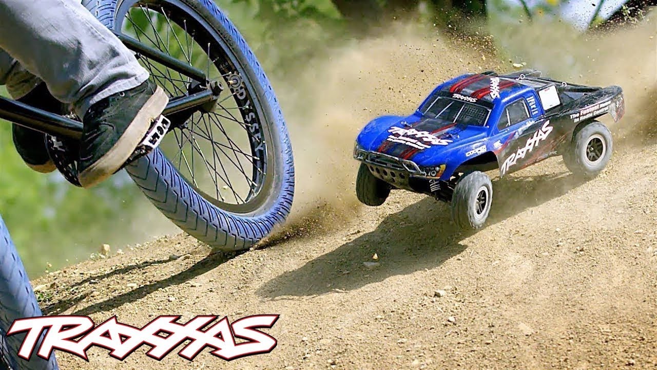 RC vs. BMX Freestyle | Traxxas Slash 4X4
