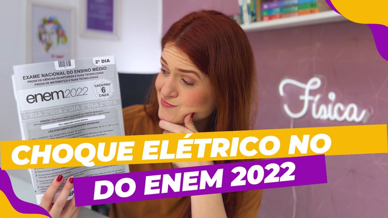Questão de física ENEM 2022 - A corrente que o corpo do indivíduo depende da tensão e da resistência