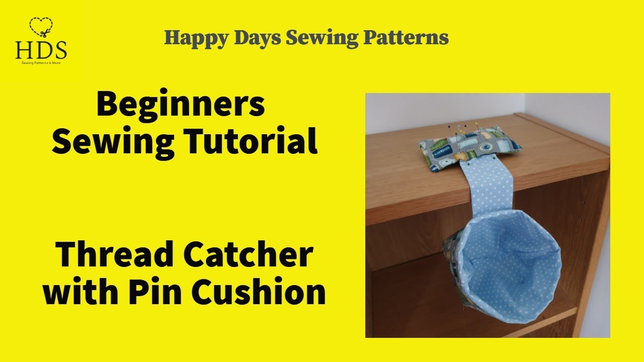 Taunton Thread Catcher with Pin Cushion Tutorial Master Copy 2023
