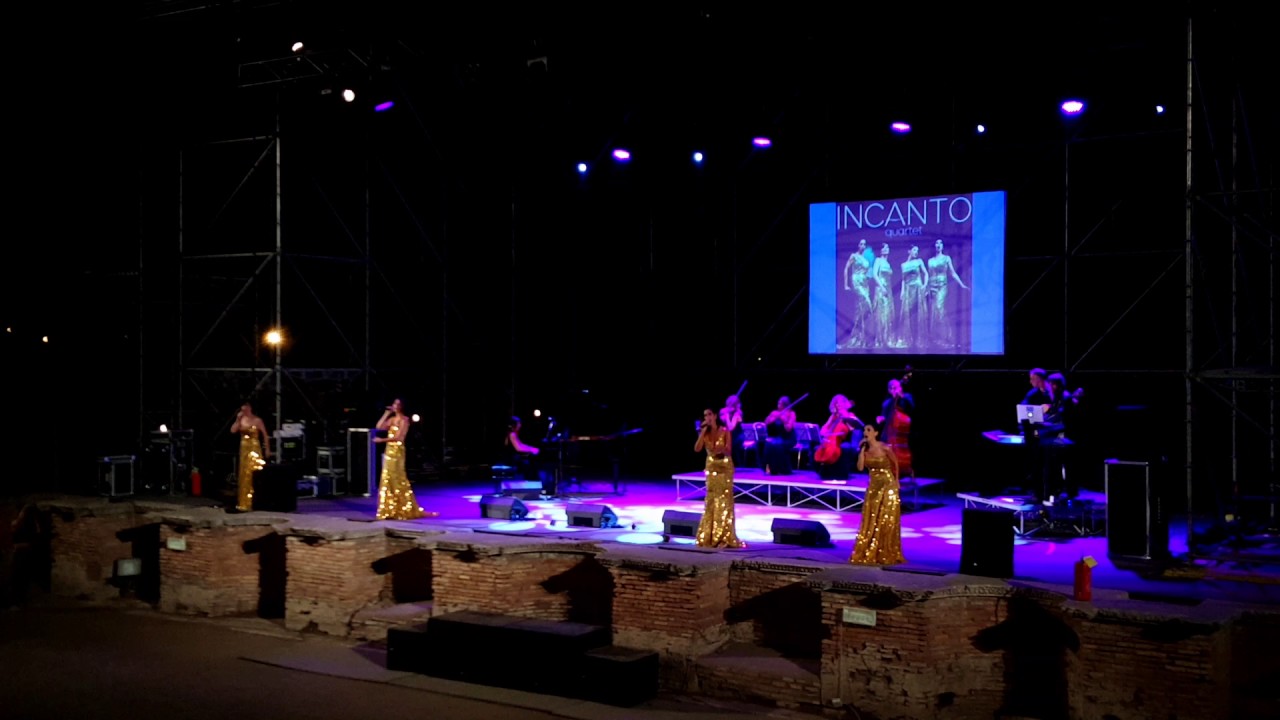 Con te Partirò  - Incanto Quartet - Ostia Antica 2017