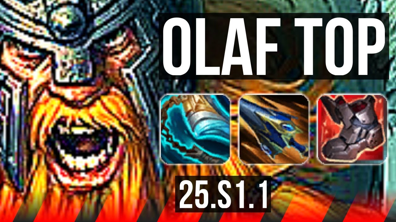 OLAF vs DARIUS (TOP) | Dominating | KR Master | 25.S1.1