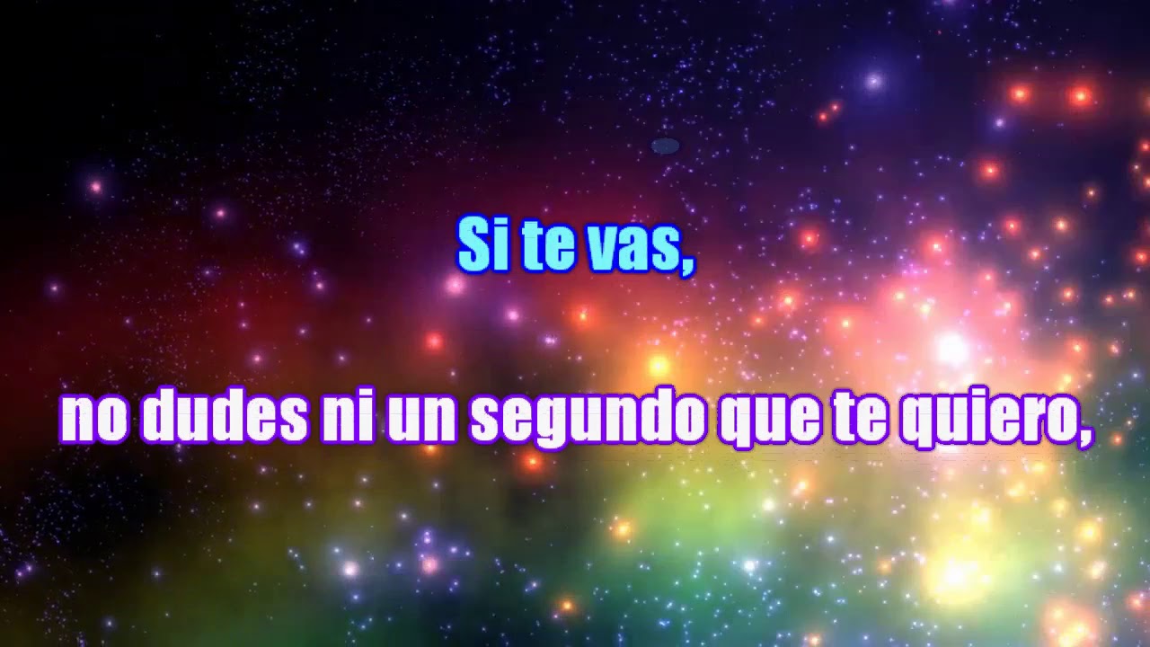 Los Fugitivos Si te vas Karaoke