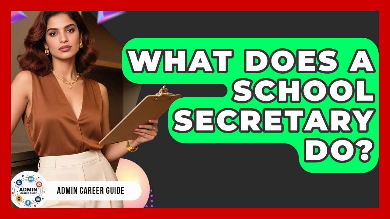 What Does A School Secretary Do? - Admin Career Guide