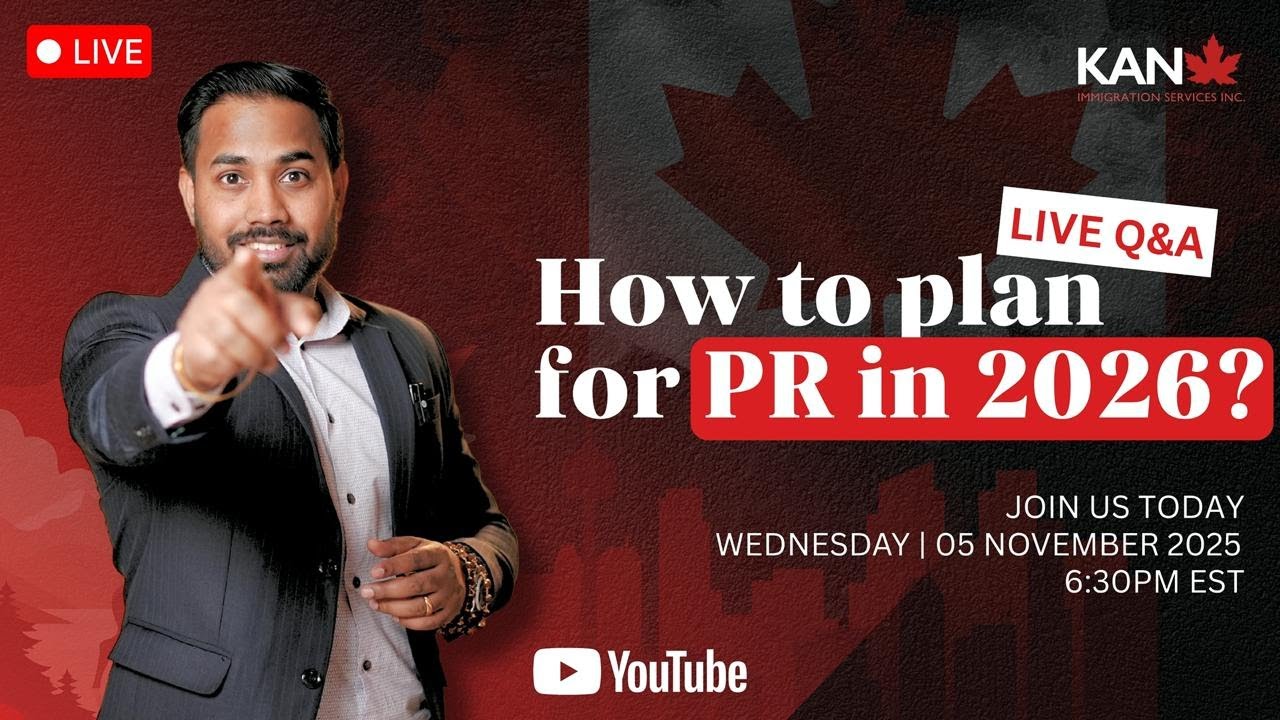 How to Plan for Canada PR in 2026 | New Immigration Plan Explained (LIVE Q&A) 🇨🇦