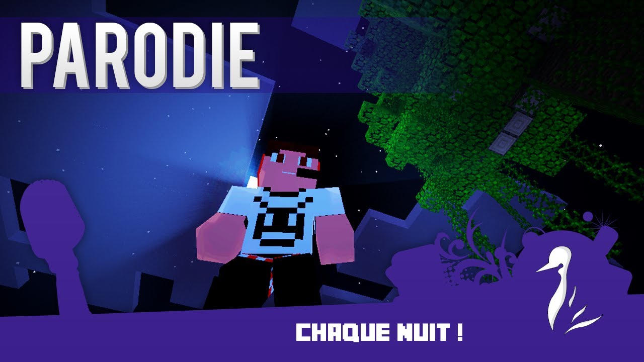 Parodie MineCraft - Dynamyk | Chaque nuit ! - Clip Vidéo ( 