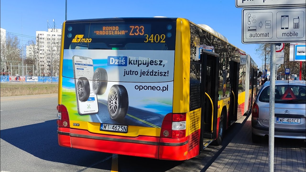 Linia Z33 - MAN NG363 Lion's City G #3402 ( MZA Warszawa )