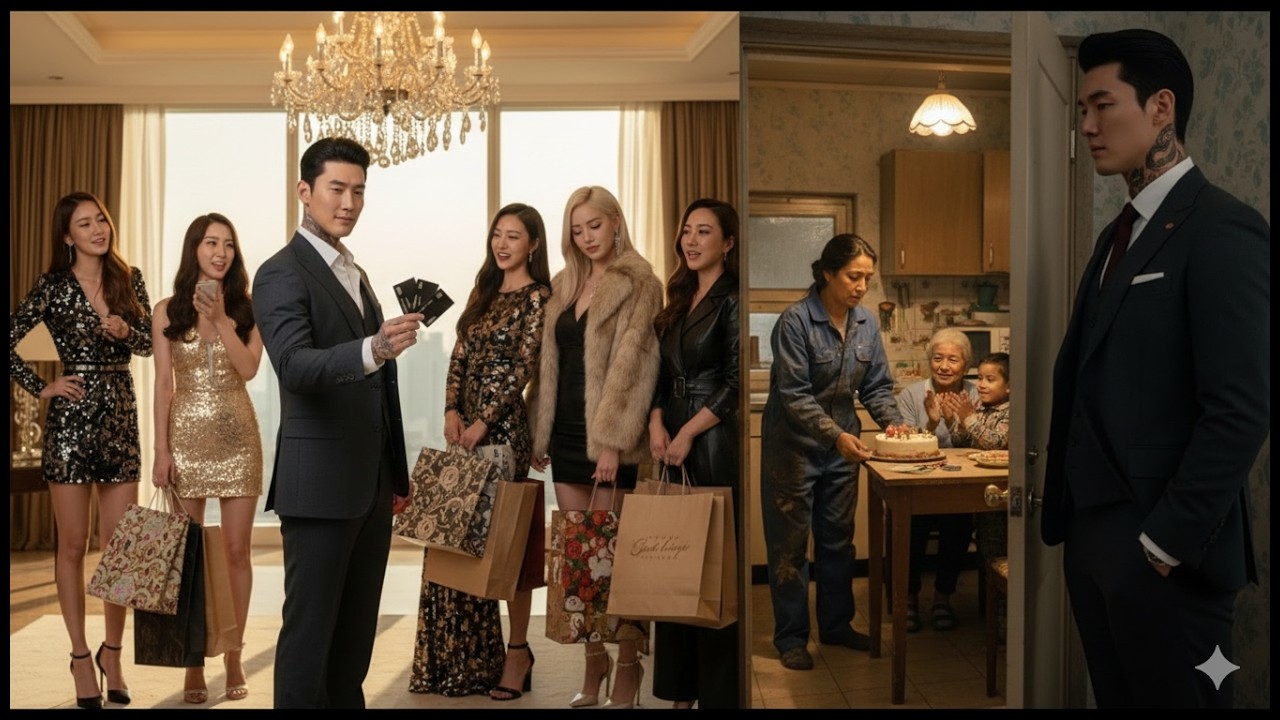 Mafia BOSS gives 5 Rich Models UNLIMITED Credit Cards, but T POOR CLEANER’S purchase broke his heart