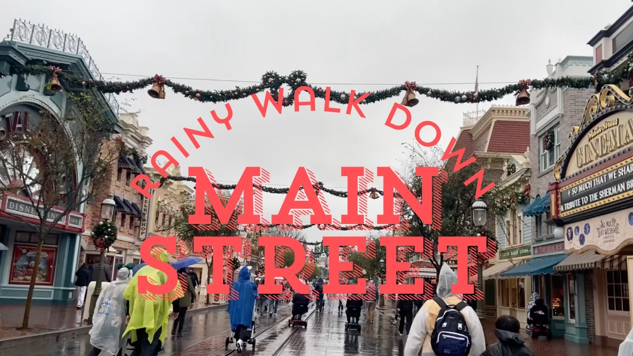 Rainy Walk dow main street!